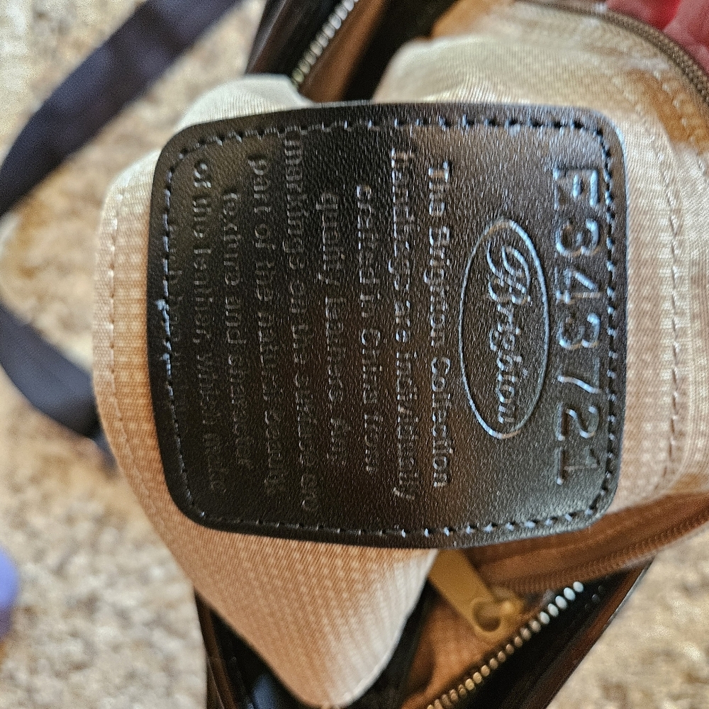 Brighton Black Crossbody, Front Wallet Organizer - Picture 7 of 7
